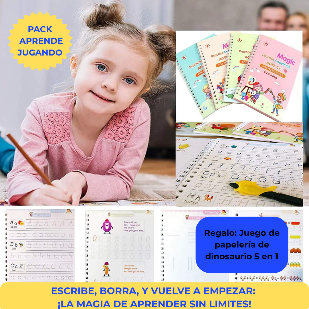 MagicWrite - Cuaderno mágico de escritura para Niños en inglés