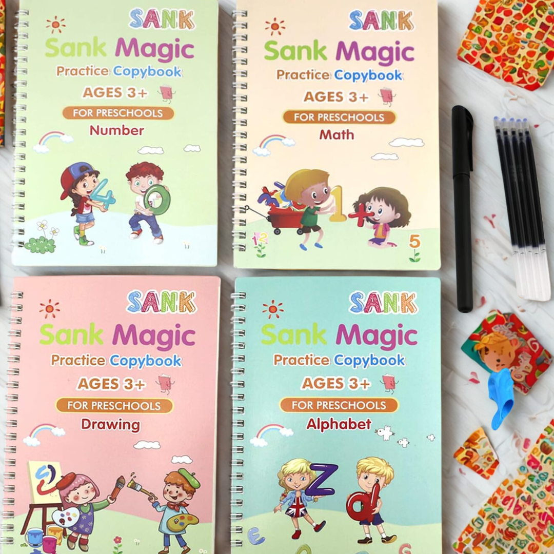 MagicWrite - Cuaderno mágico de escritura para Niños en inglés